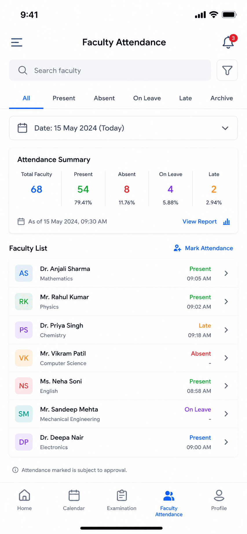 Attendance